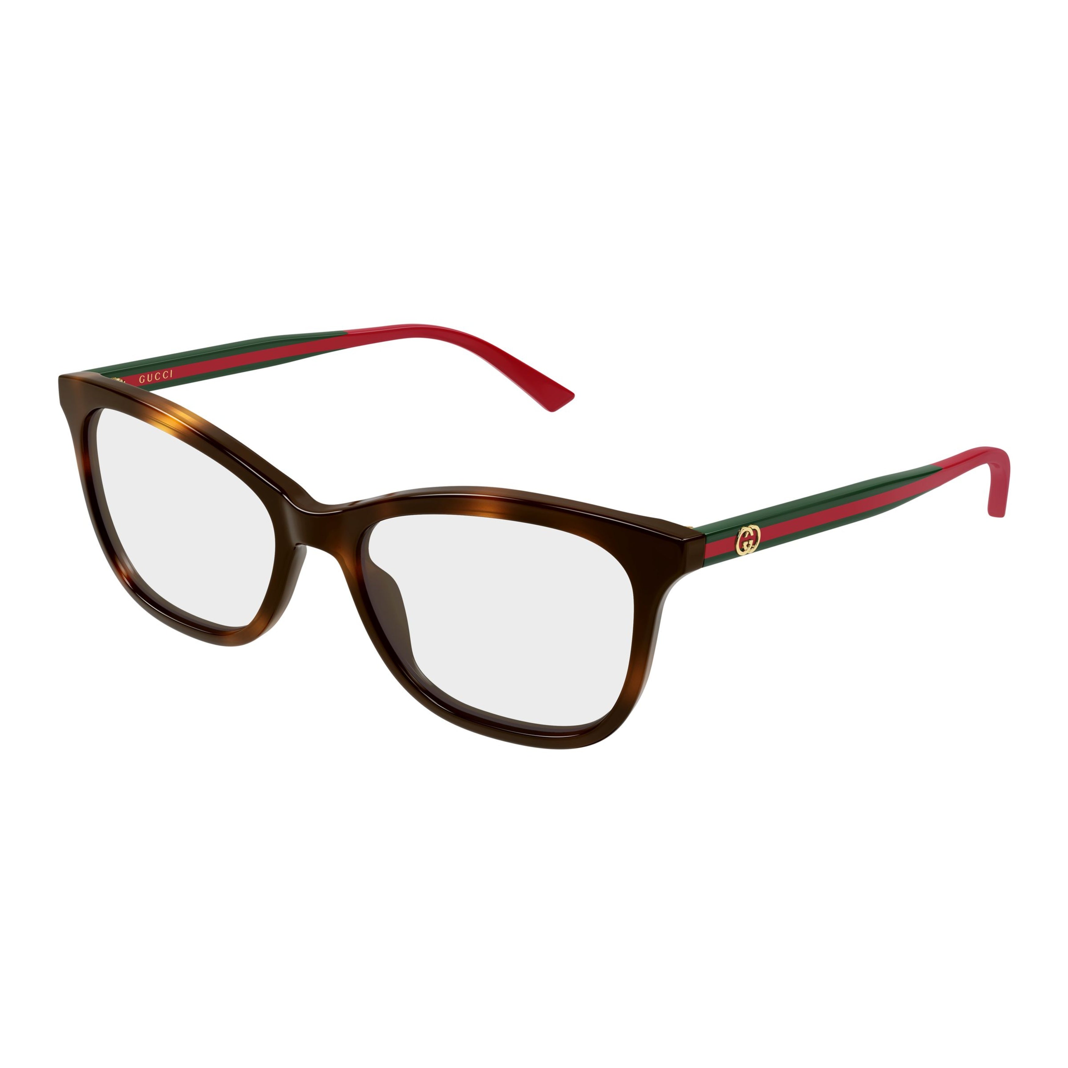 Gg2117o Tortoiseshell Square Frame Eyeglasses