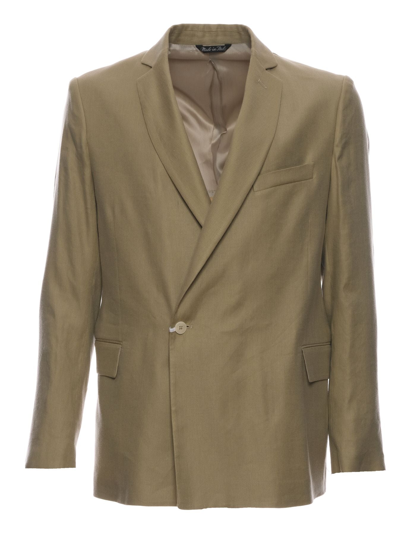 Oversized Blazer With Off-Centre Button Closure
