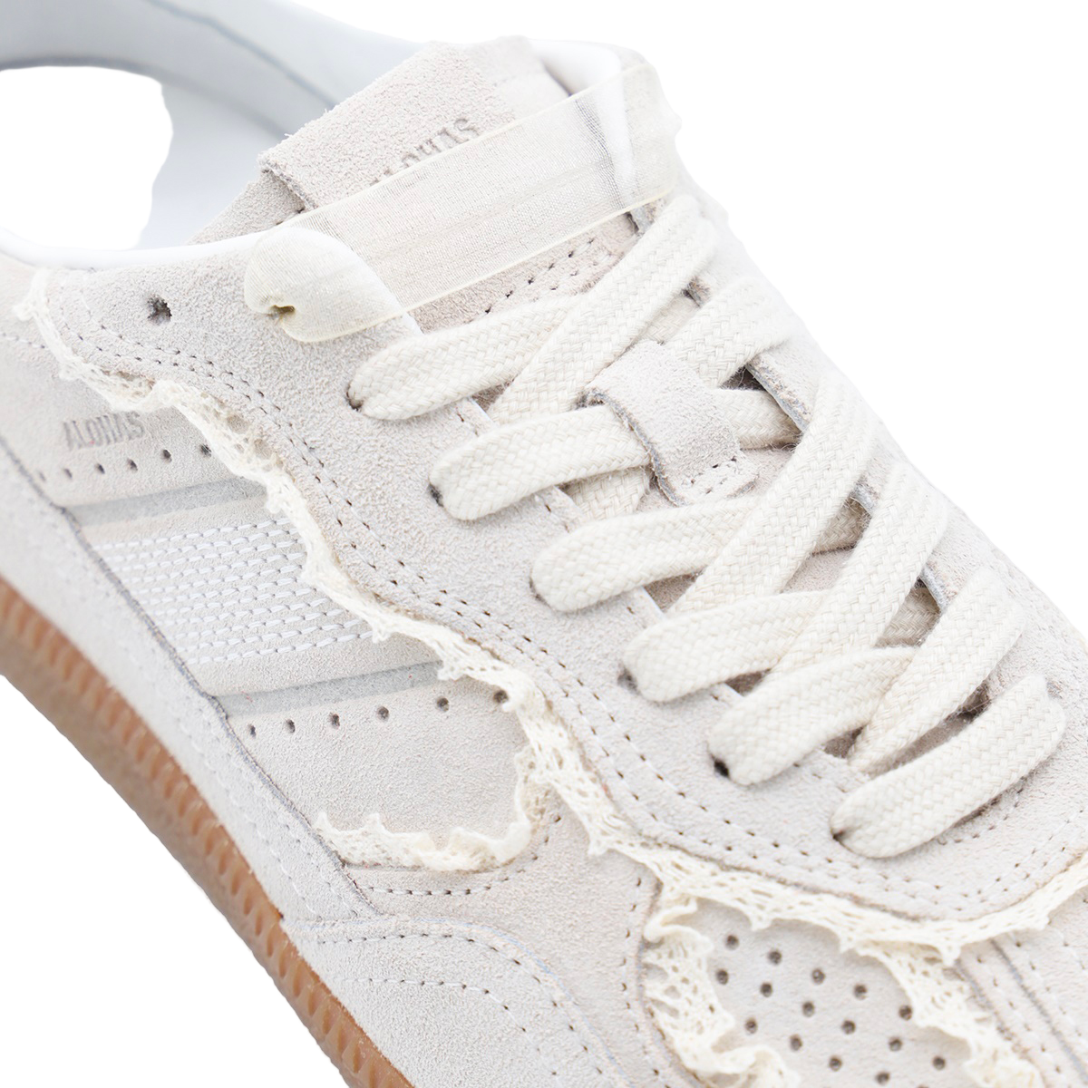 Low-Top Sneakers with Textured Gum Sole