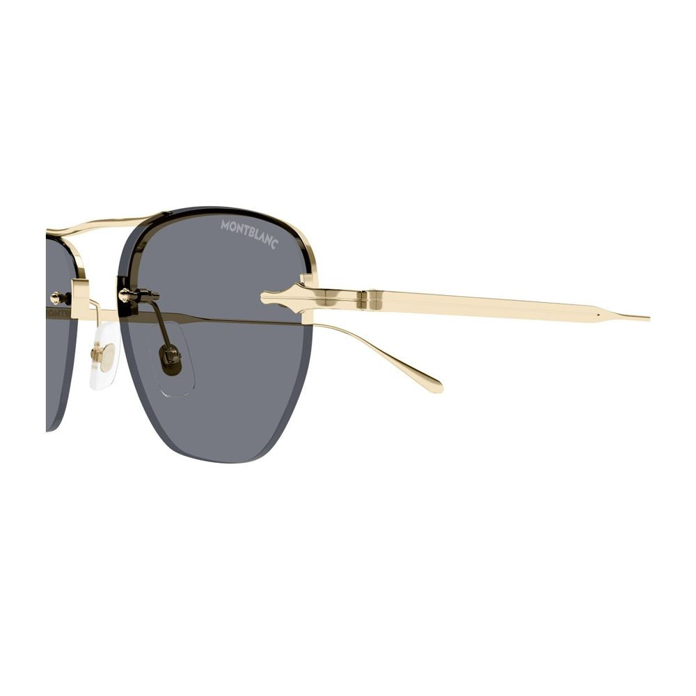 Mb0404S Linea Nib Geometric Metal Frame Sunglasses