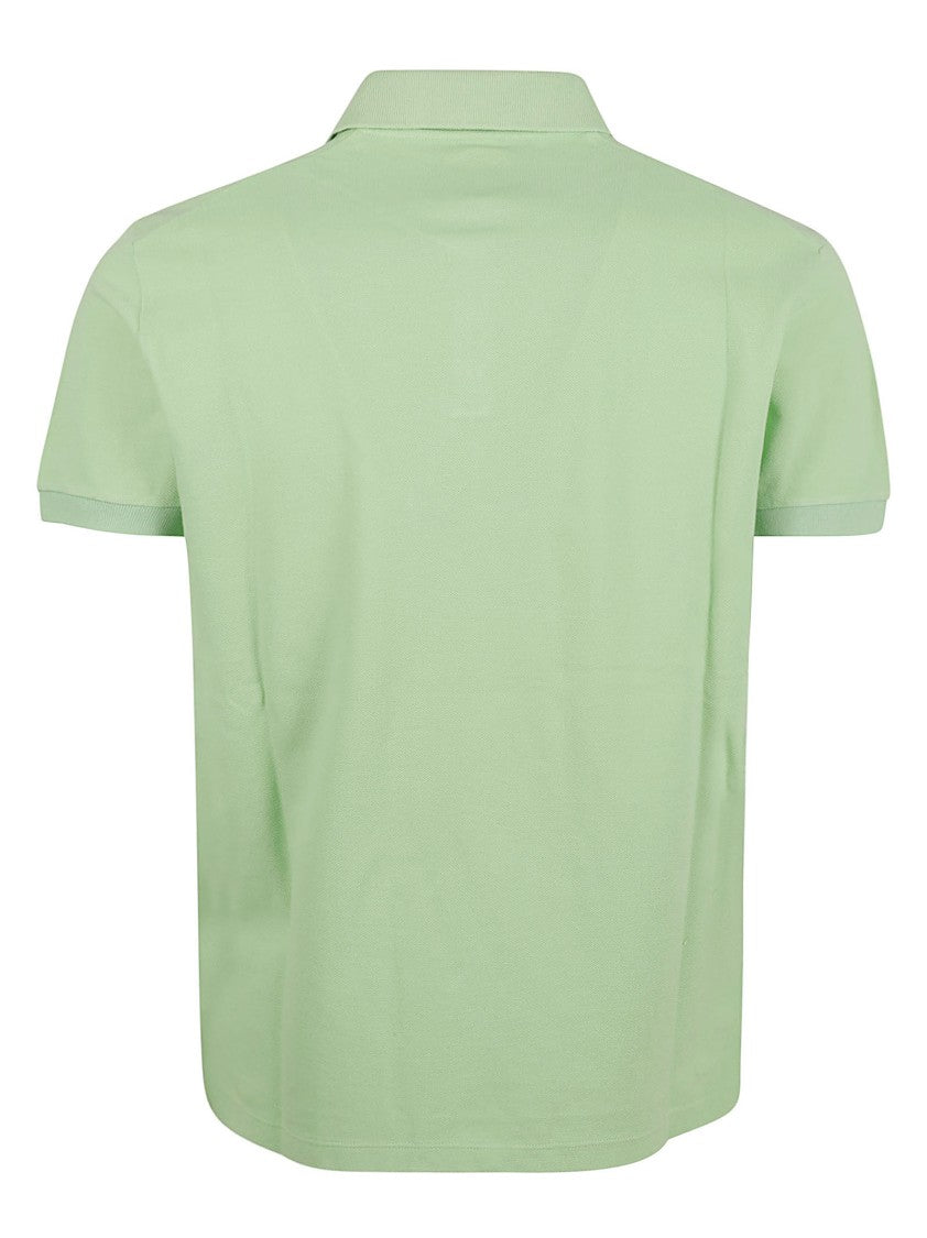 Green Polo Shirt With Classic Collar