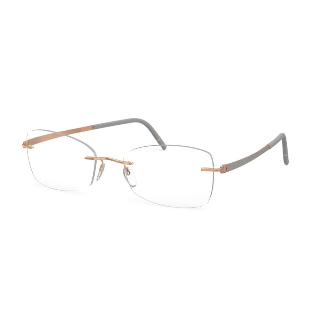 5529/Hc Butterfly-Shaped Rimless Titanium Eyewear