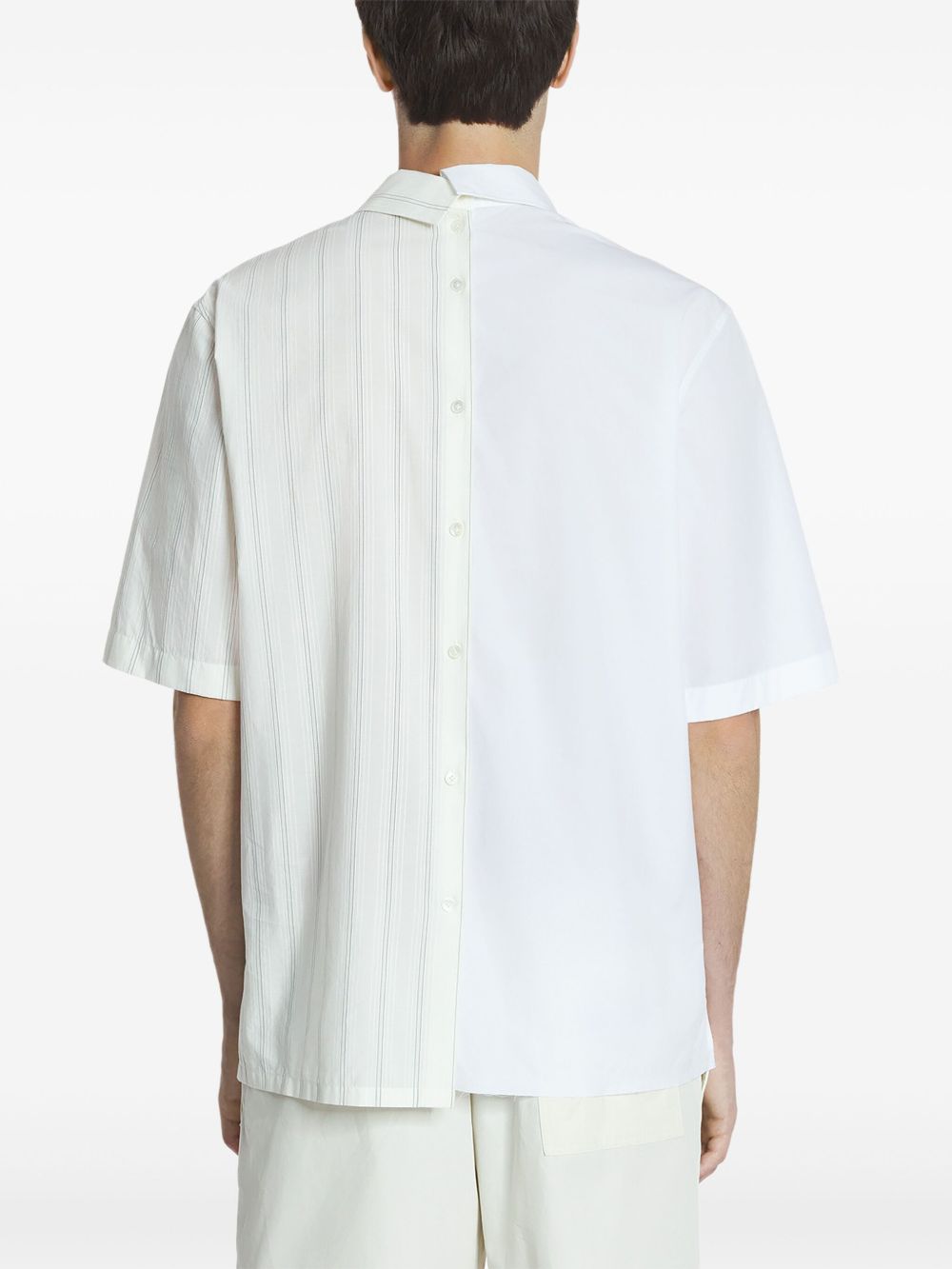 Asymmetric White Shirt