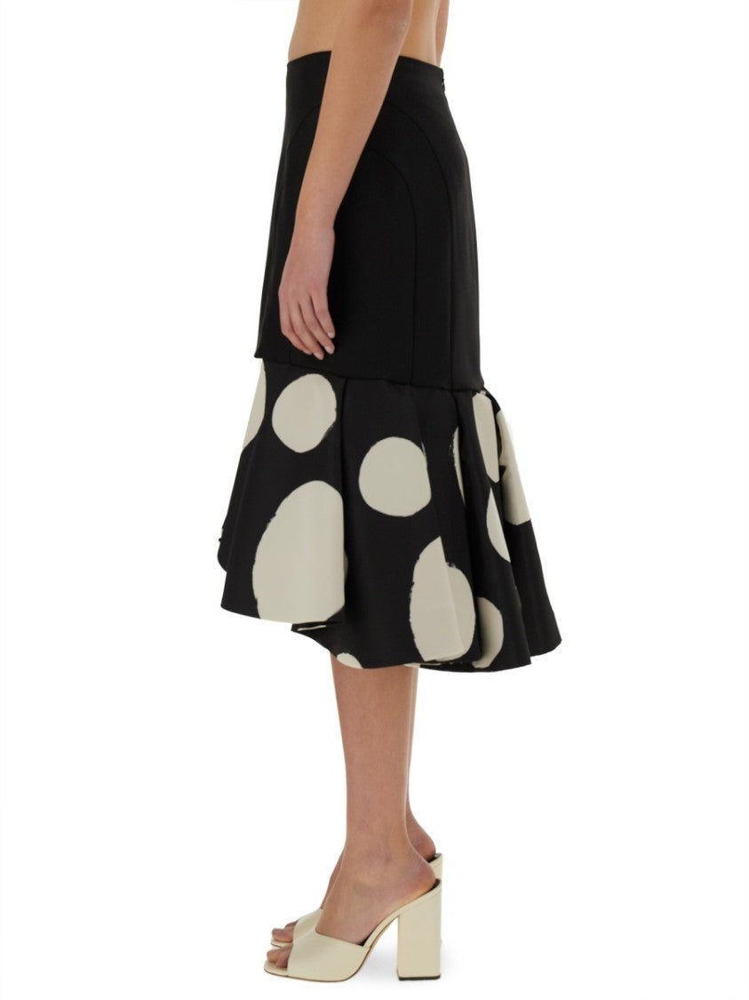 Midi Skirt With High Waist