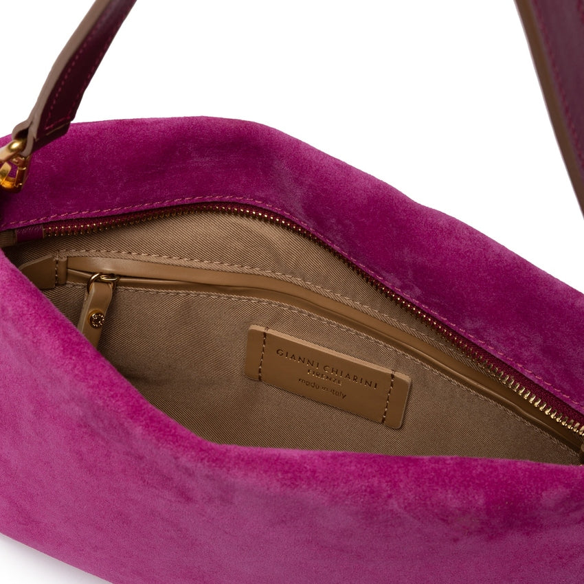 Desert Flower Suede Handbag