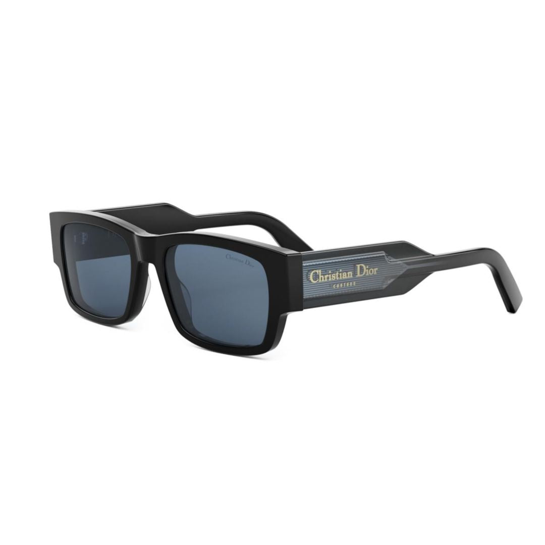 Christian  Label S1i Bold Rectangular Frame Sunglasses