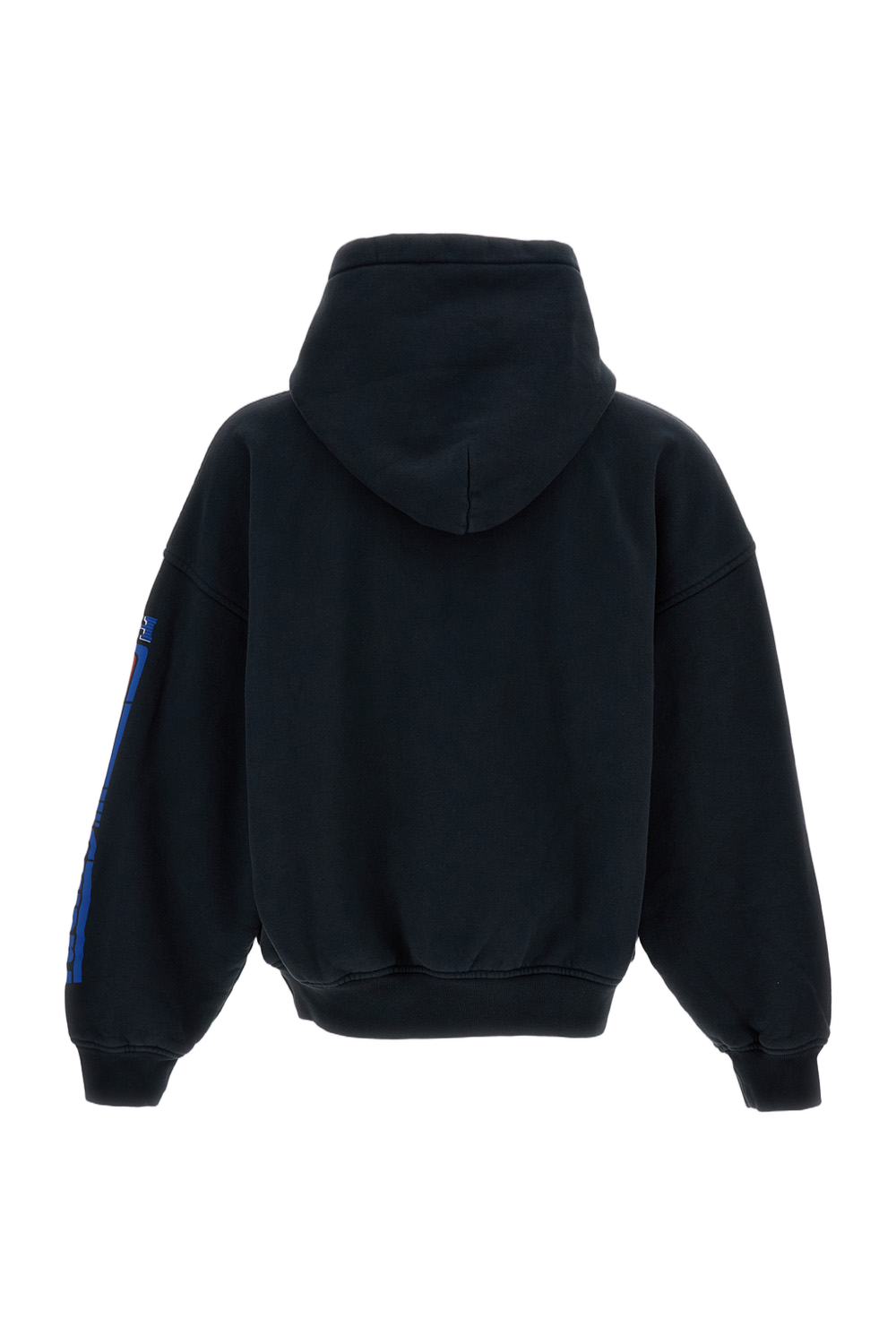 Black Oversized Cotton Hoodie