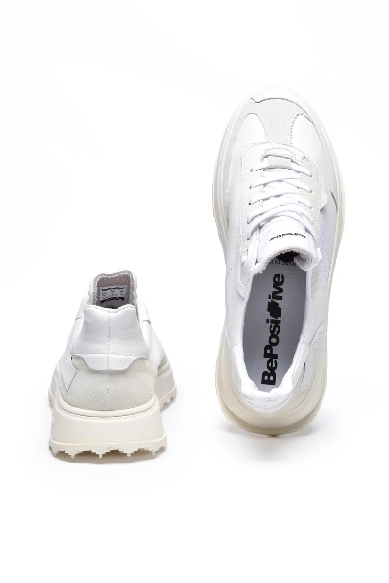 Sneakers Leather Polyurethane - White