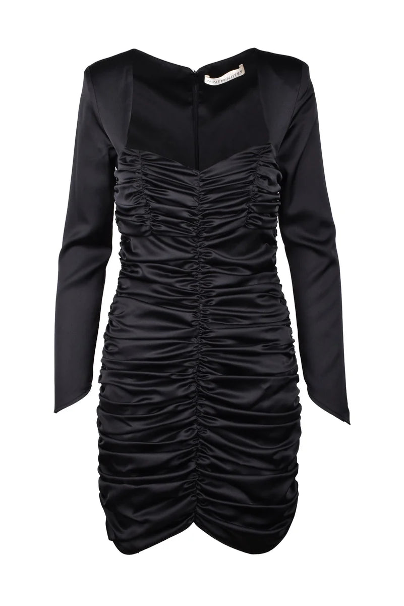 Polyester & Elastane Dress - Black