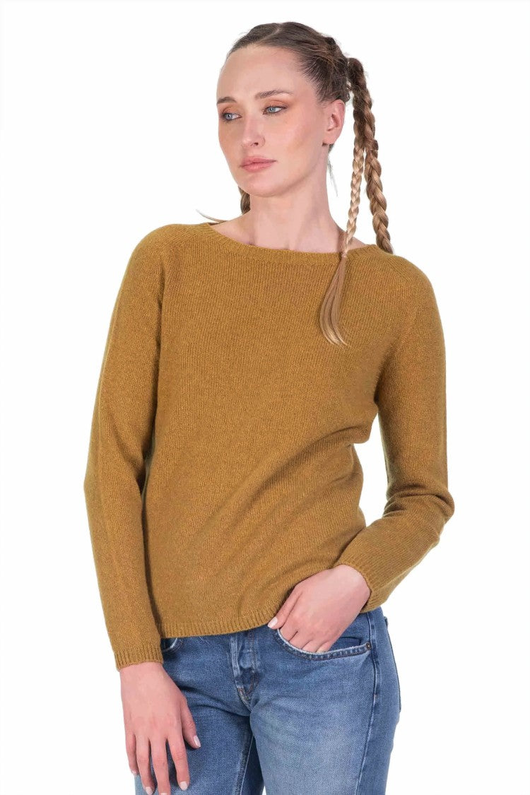 Fine Ribbed Cashmere Blend Sweater