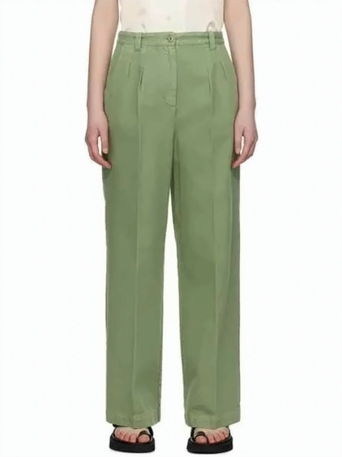 Relaxed Fit Straight-Leg Pants