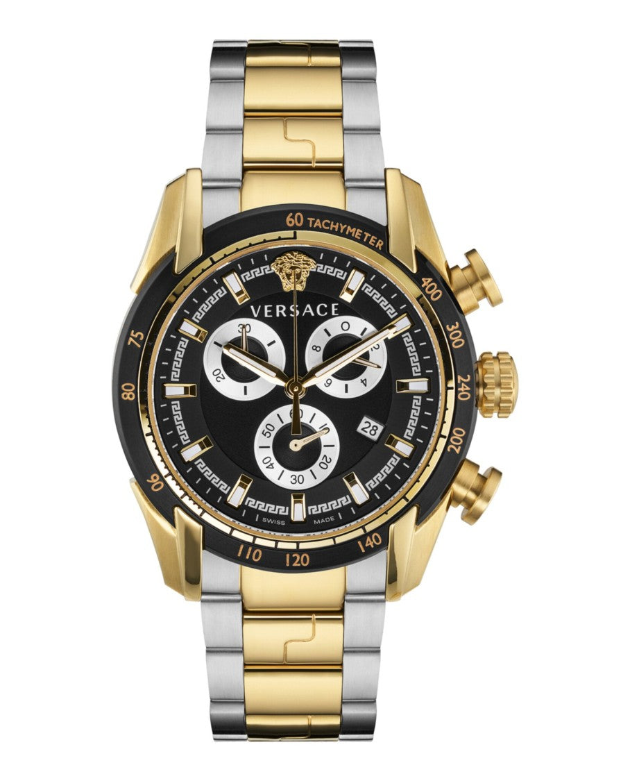 V-Ray Chronograph Watch With Two-Tone Case