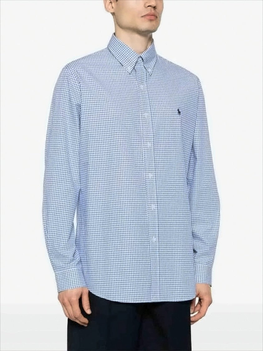 Classic Checkered Long-Sleeve Shirt With Tailored Fit