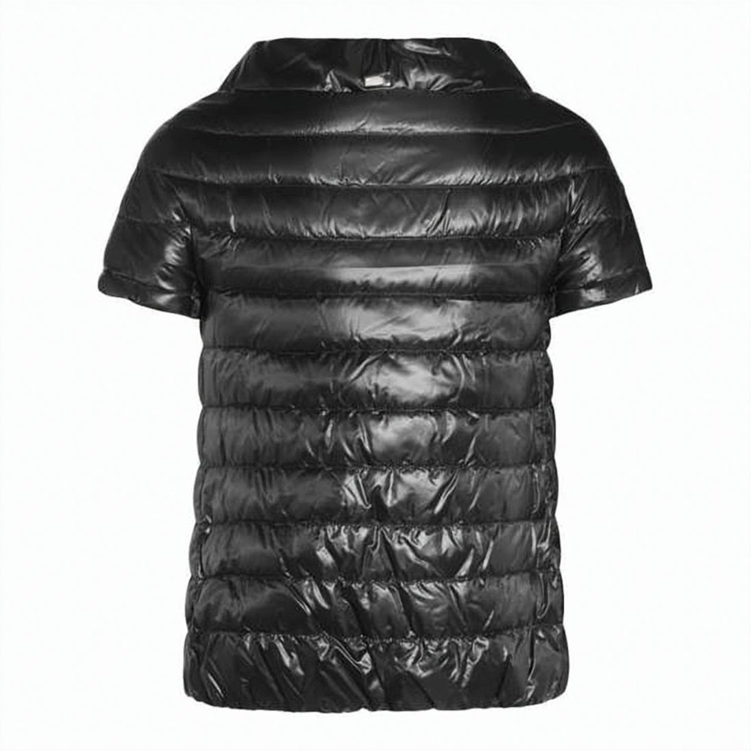 Quilted Padded Jacket With Glossy Finish