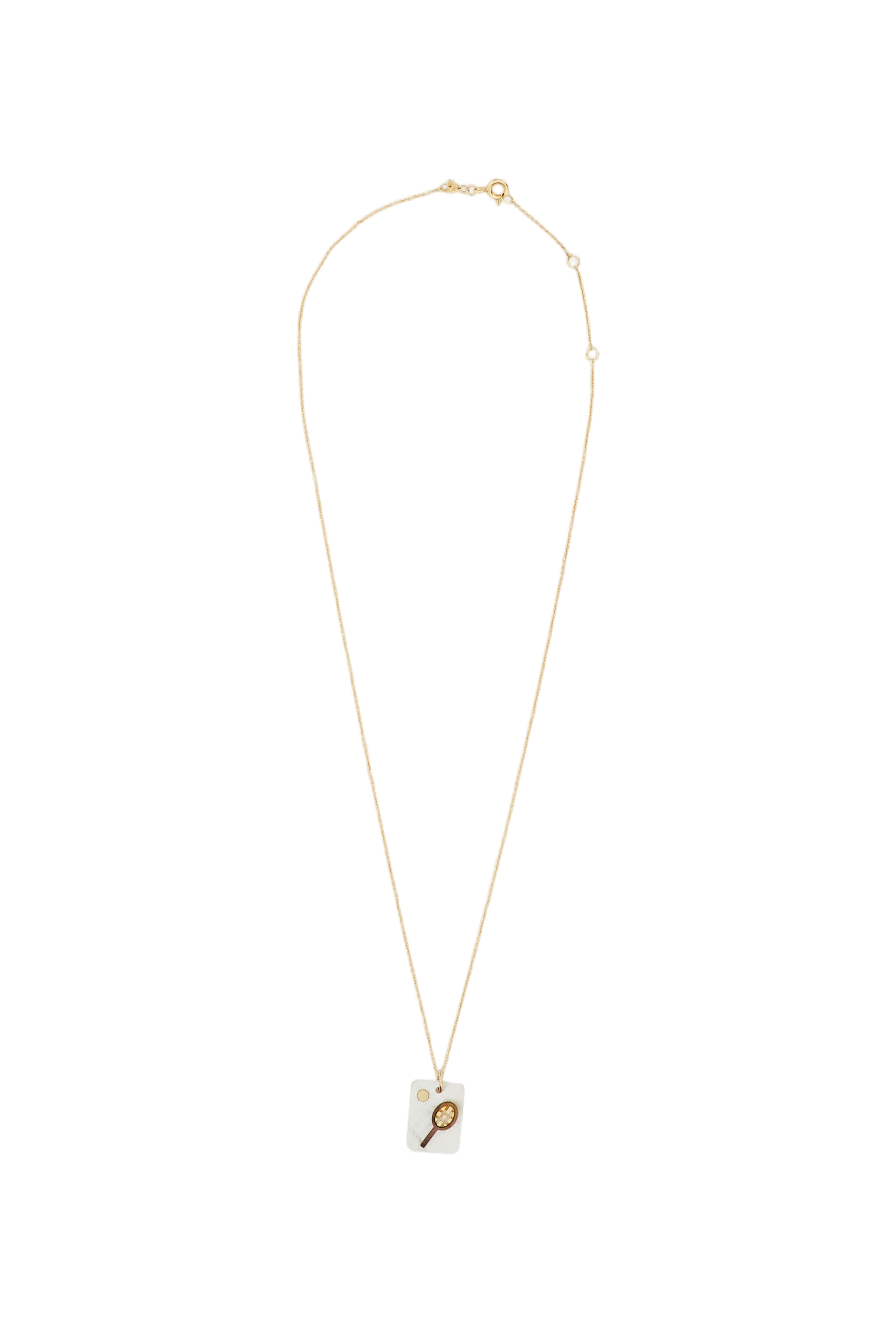 Yellow Gold Cameo Perla Necklace