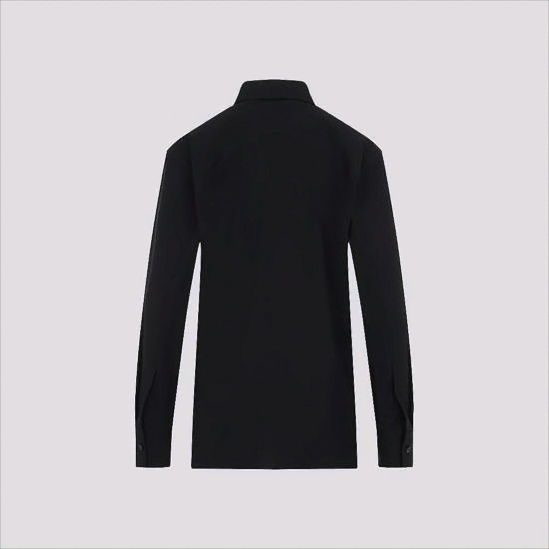 Pointed Collar Wool Shirt