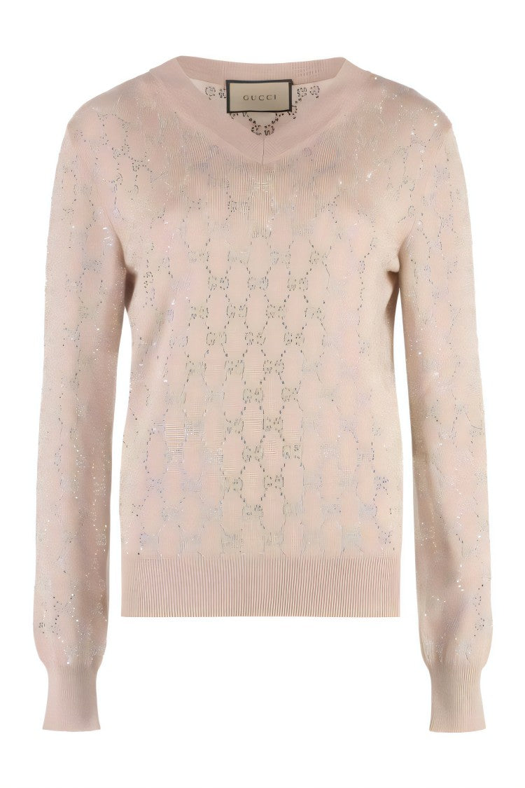 Soft Knit Sweater with Classic Crew Neckline