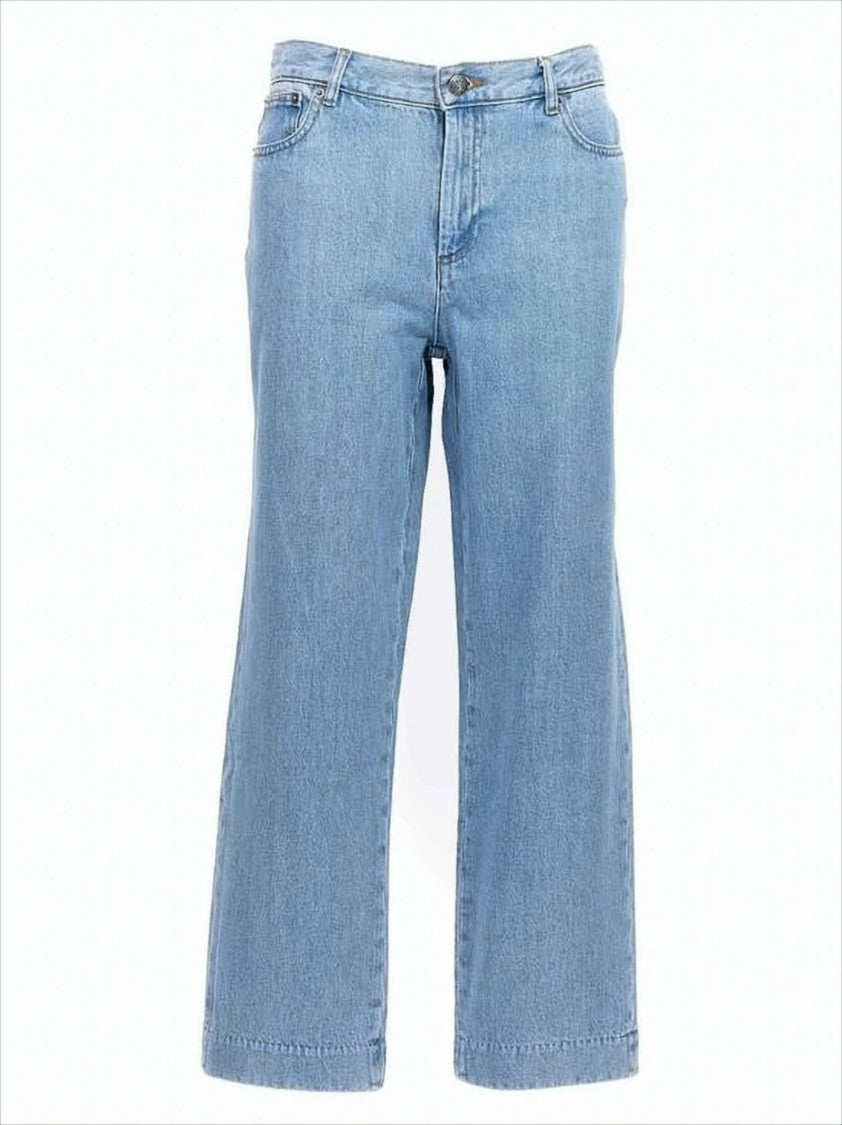 Classic Straight-Leg Denim Pants