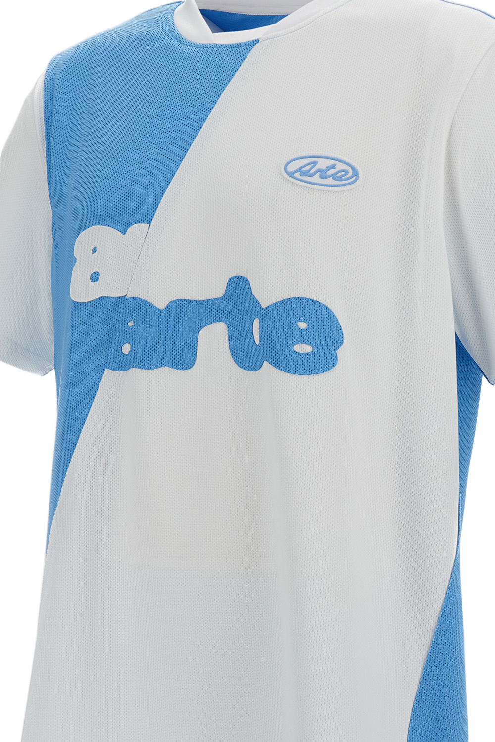 White Light Blue Football Technical T-Shirt