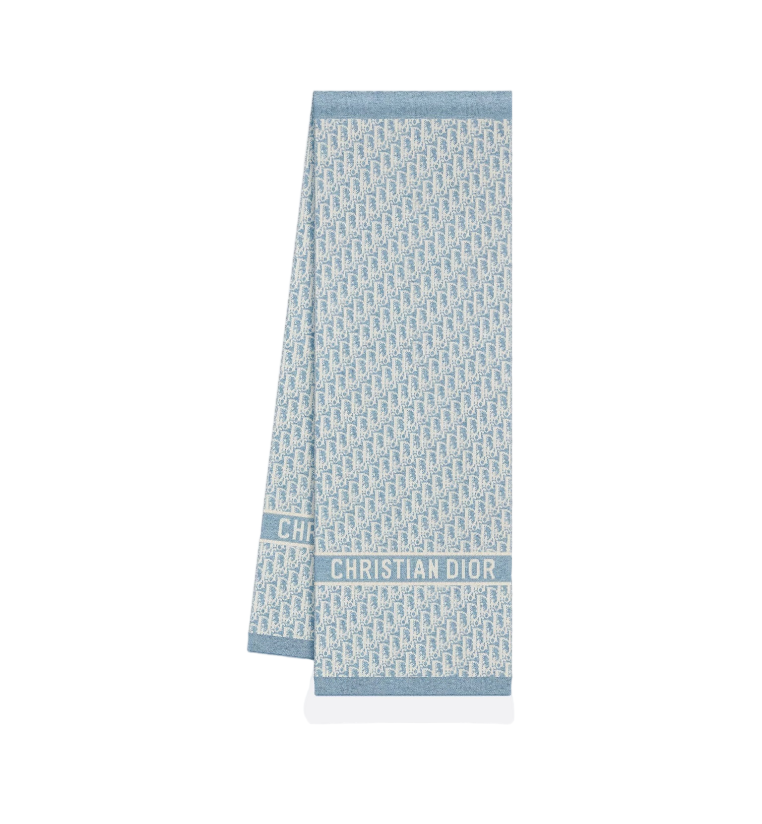 Long Cashmere Jacquard Pattern Scarf
