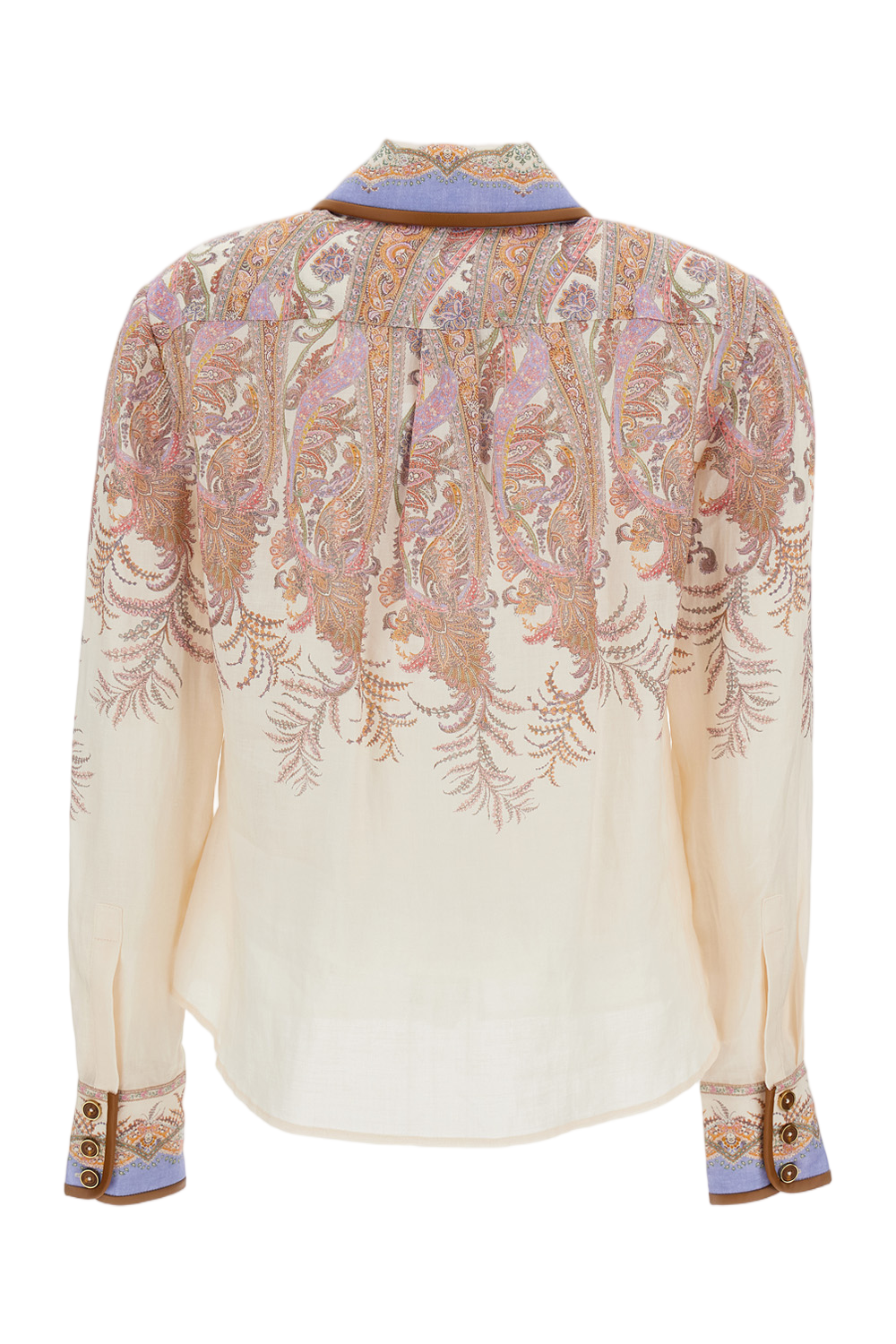 Cream Paisley Print Bodysuit