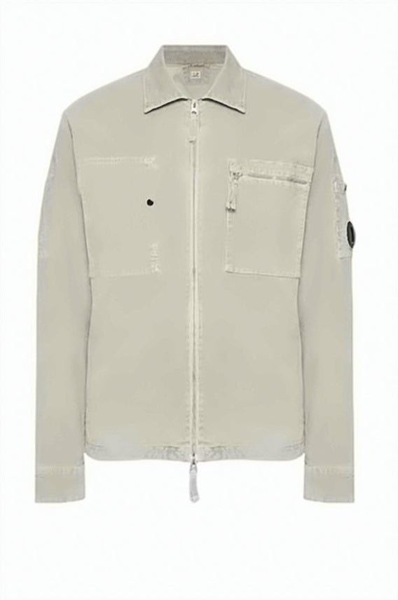 Corduroy Lens Zip Shirt Jacket