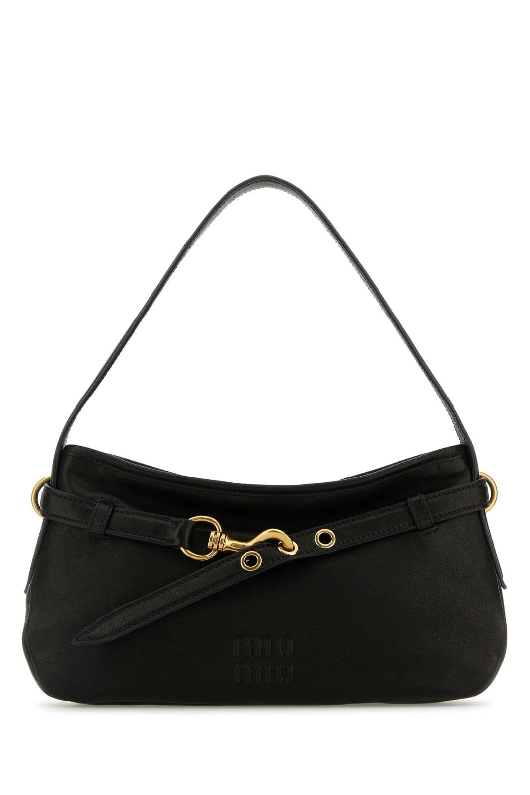 Rectangular Sheepskin Leather Shoulder Bag