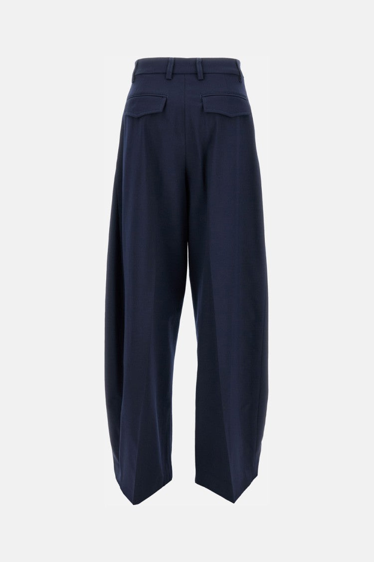 Wide Trousers With Side Pockets