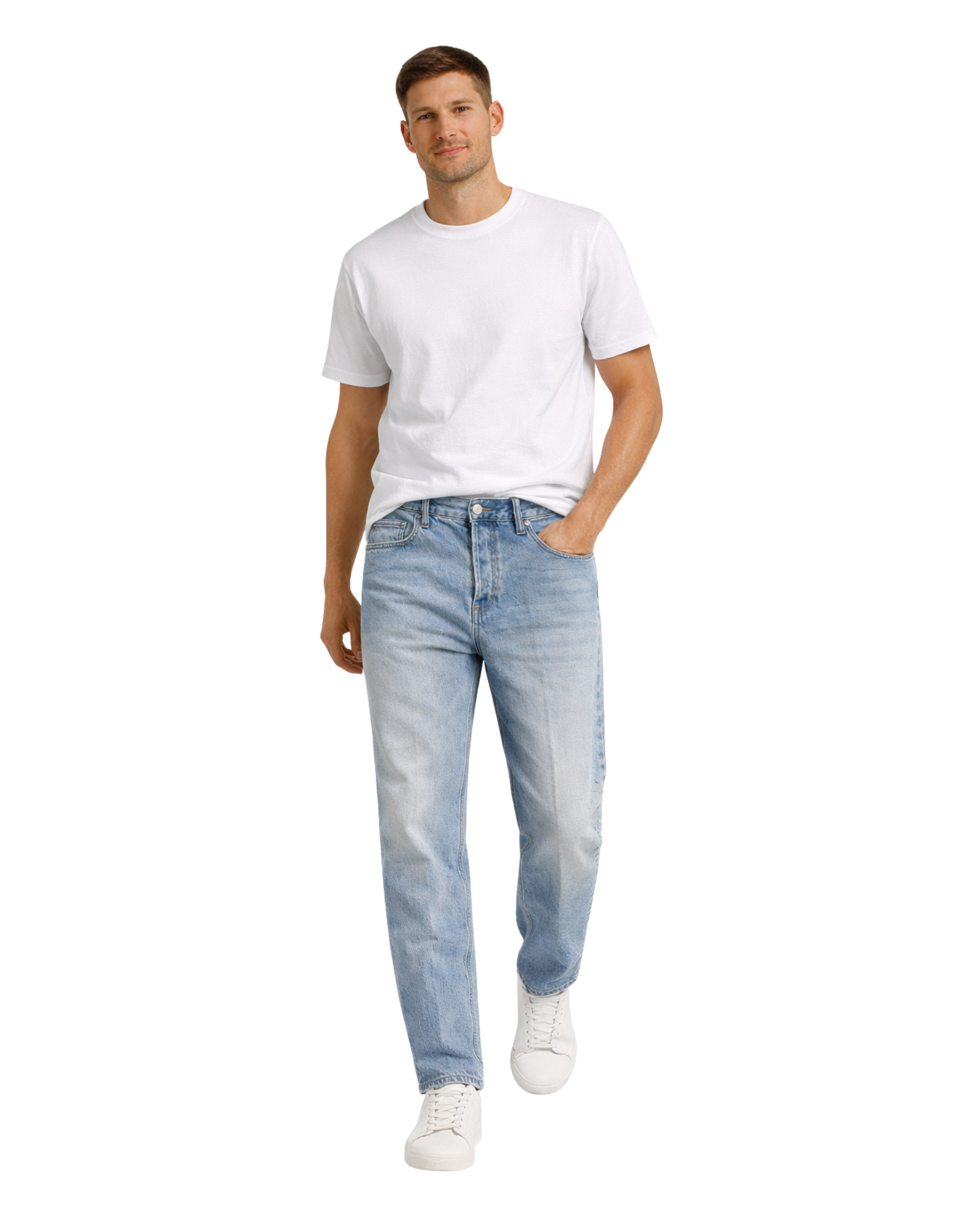Albert 5 Pocket Loose Light Denim Jeans