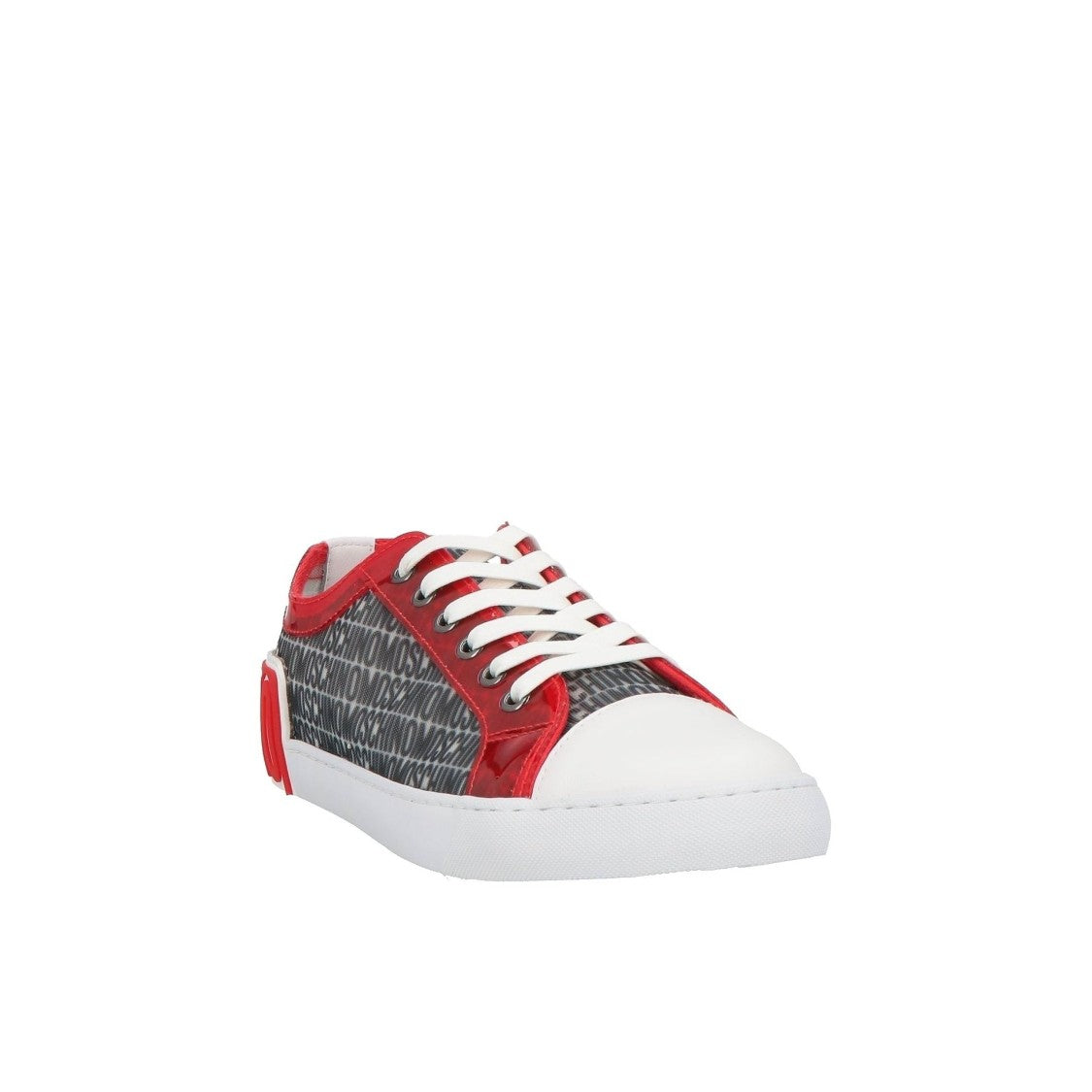 Low Top Sneakers with Logo Pattern