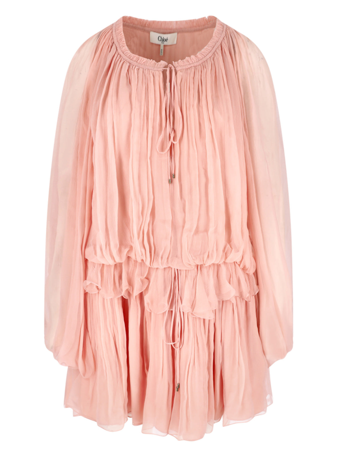 Mini Silk Dress – Pink