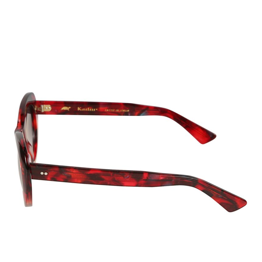 Capri Oversized Cat-Eye Sunglasses with Tortoiseshell Frame