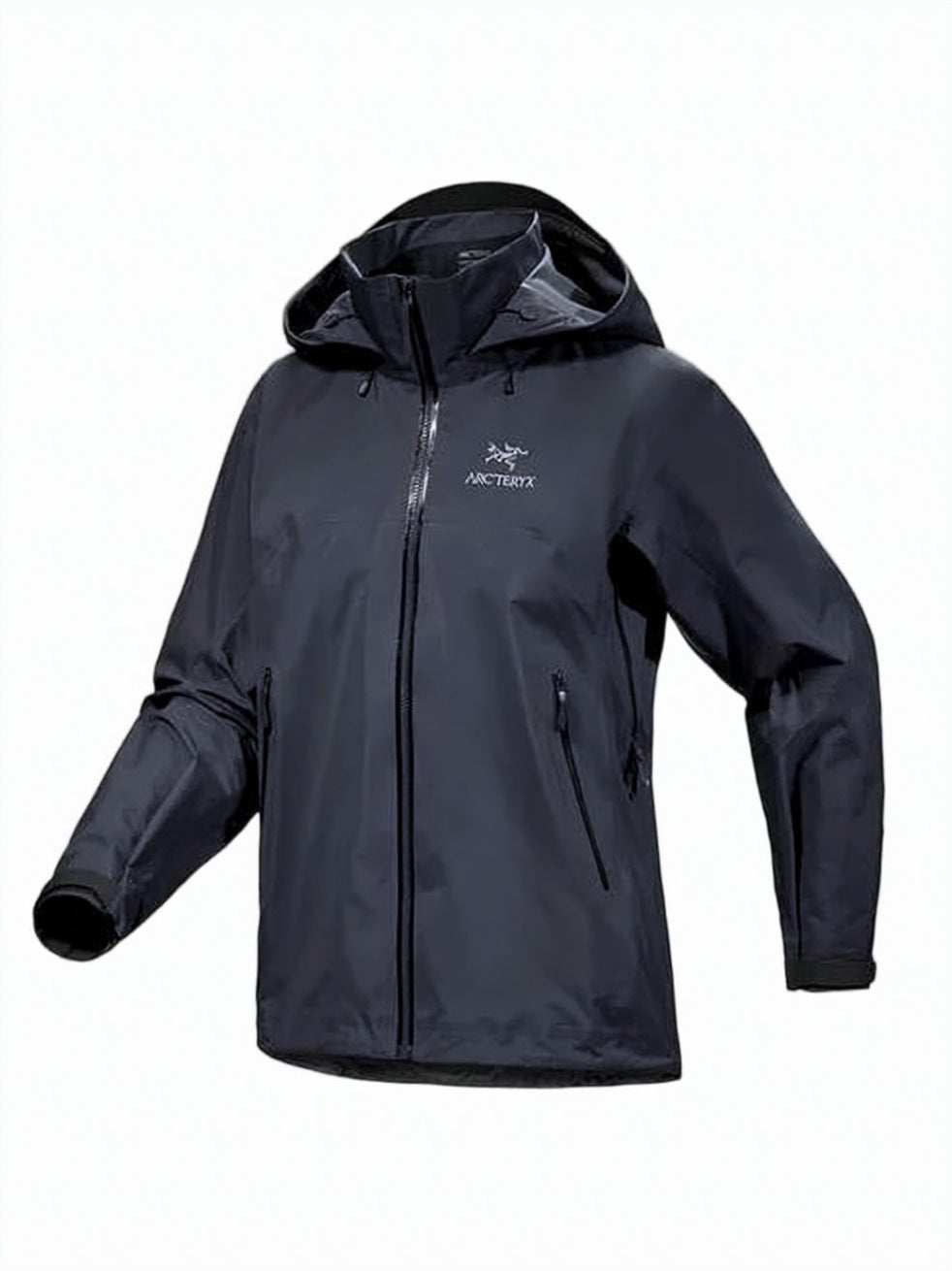 Lightweight Hooded Jacket with Zippered Pockets
