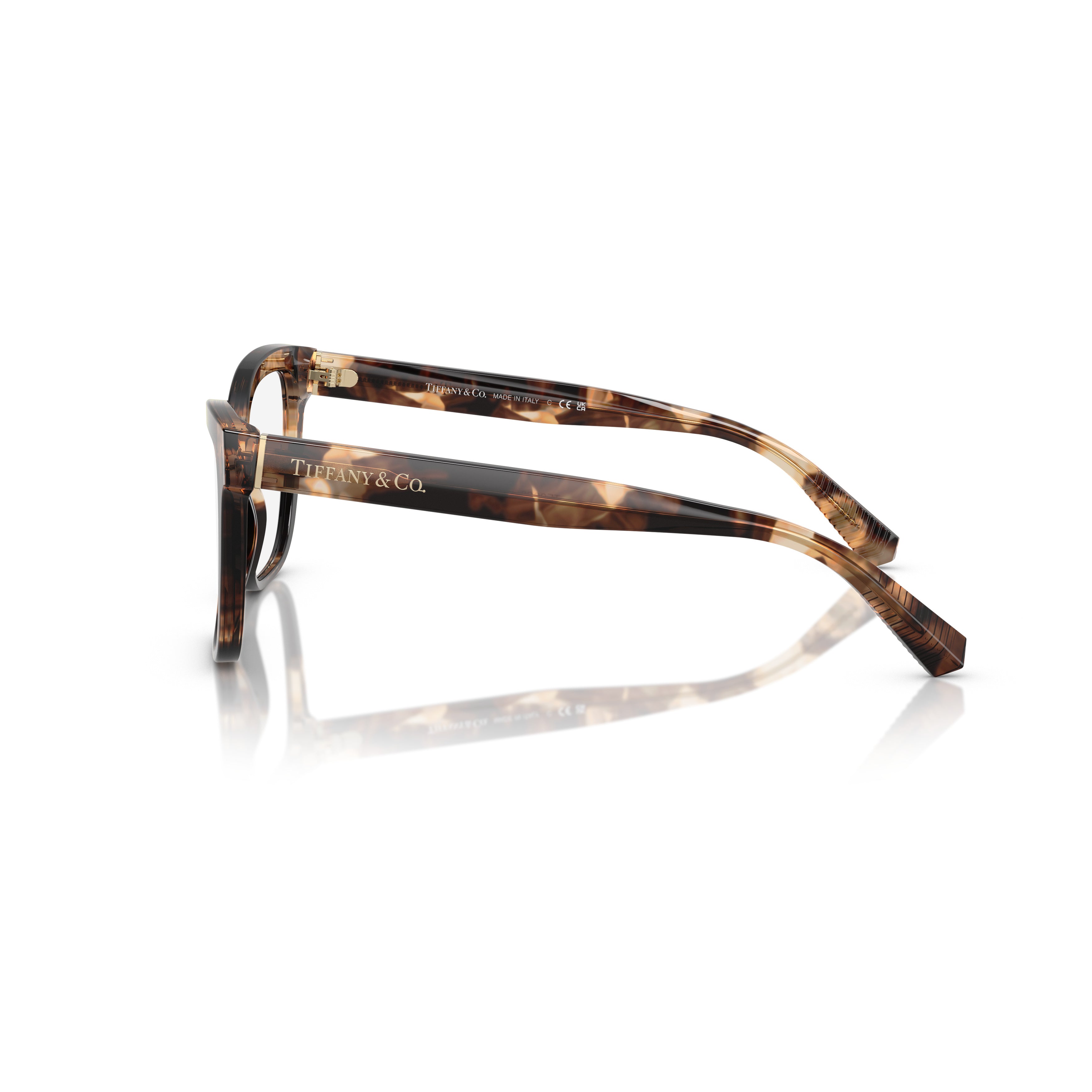 0tf2260 Classic Tortoiseshell Square Frame Eyeglasses