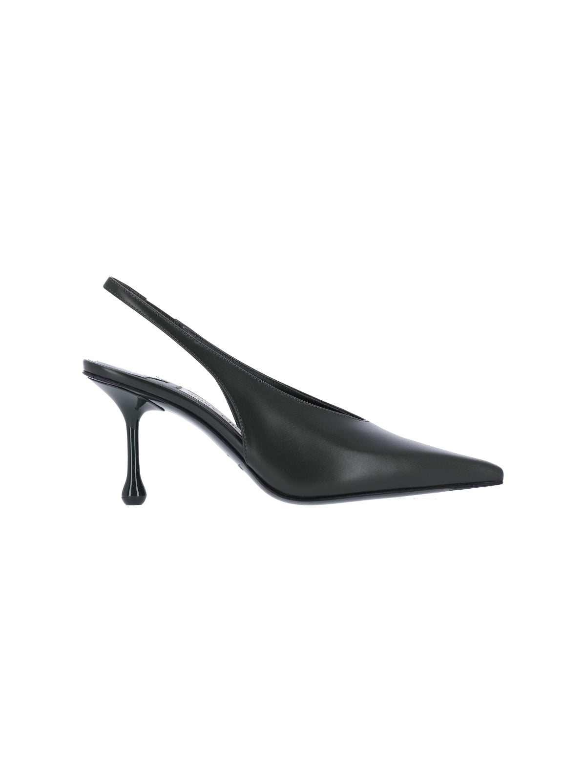 "Isa 80" Slingback Pumps Dark Green