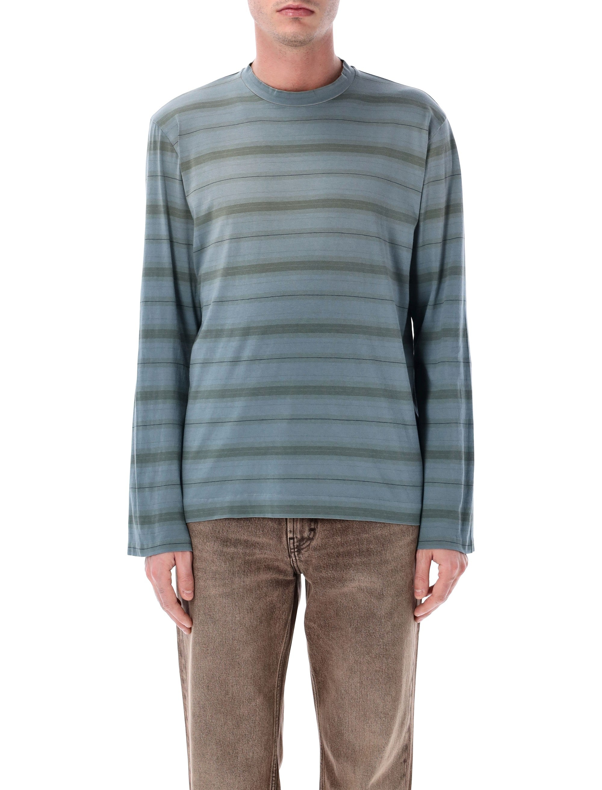 Box Long Sleeve Striped Tee