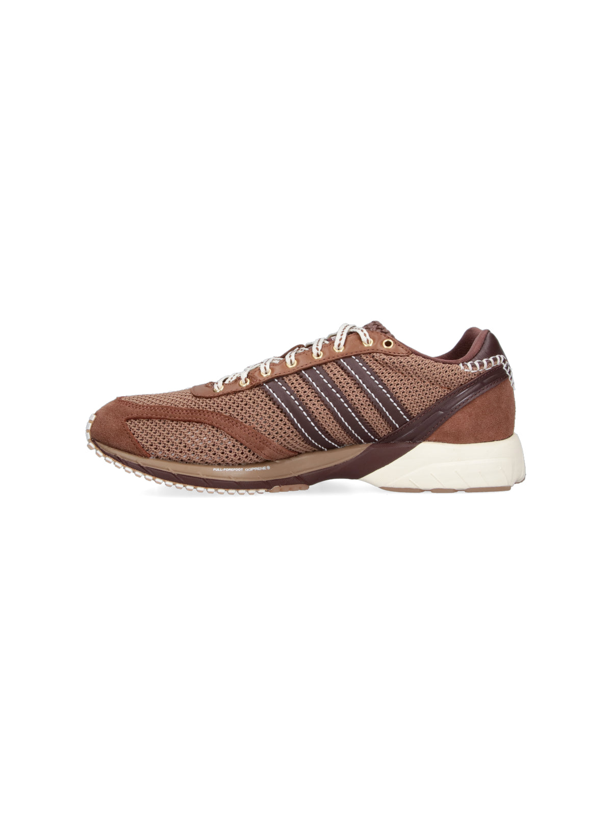 Brown Mesh Suede Accent Sporty Sneakers