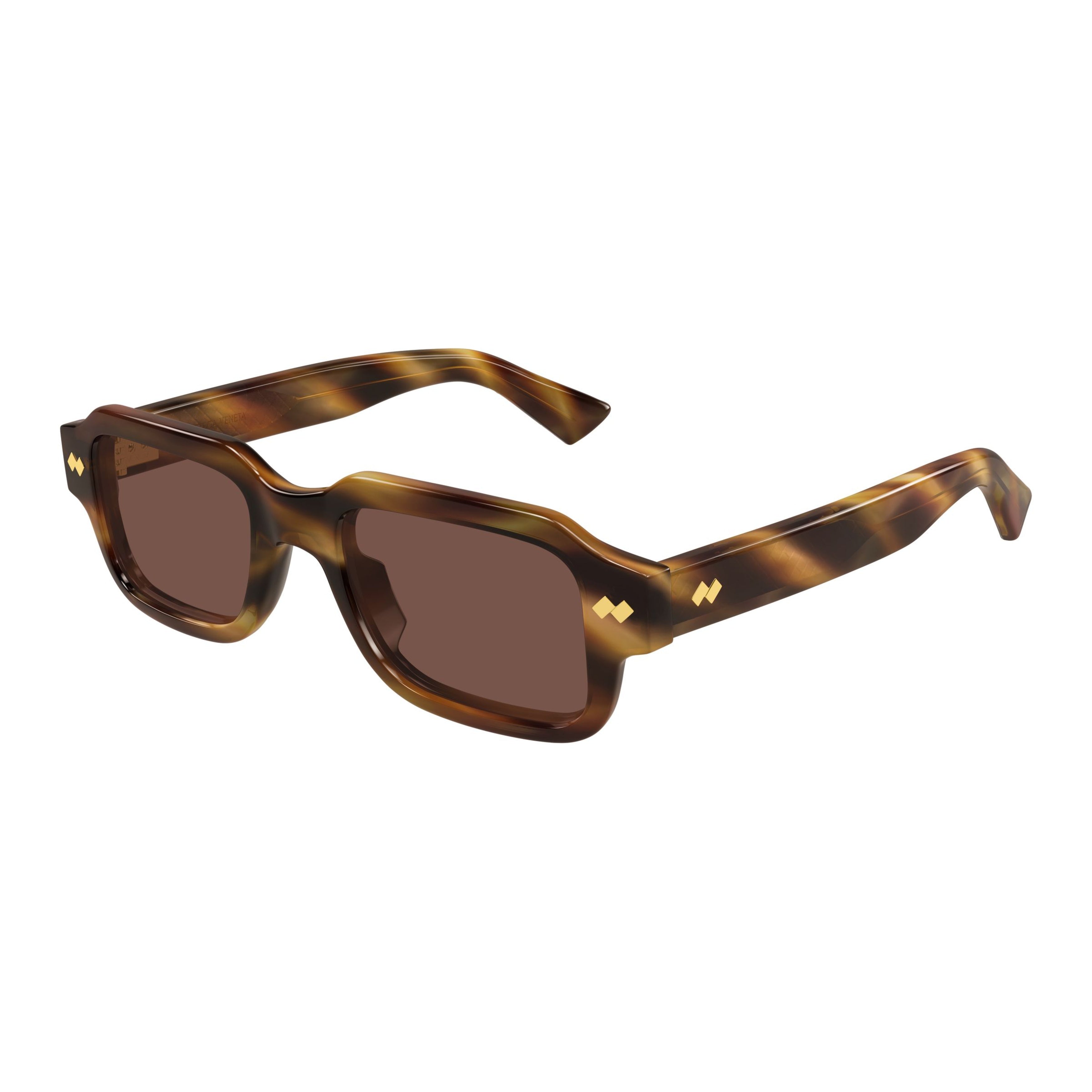 Bv1442s Bold Rectangular Tortoiseshell Sunglasses