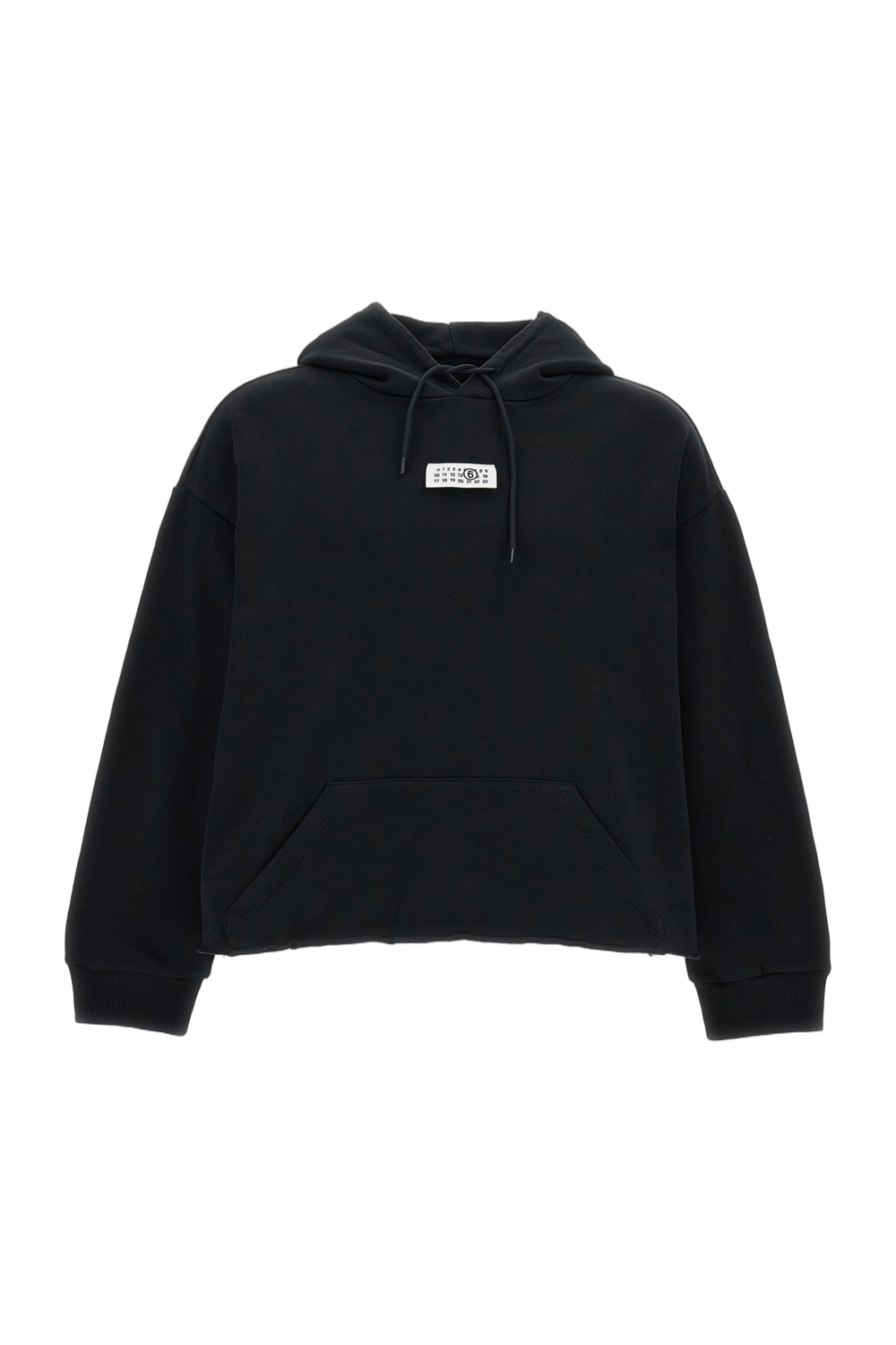Classic Ribbed Cuff Black Sweater