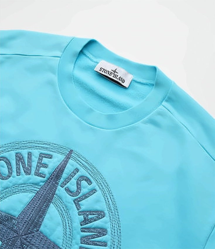 Bright Blue Long-Sleeve Sweatshirt
