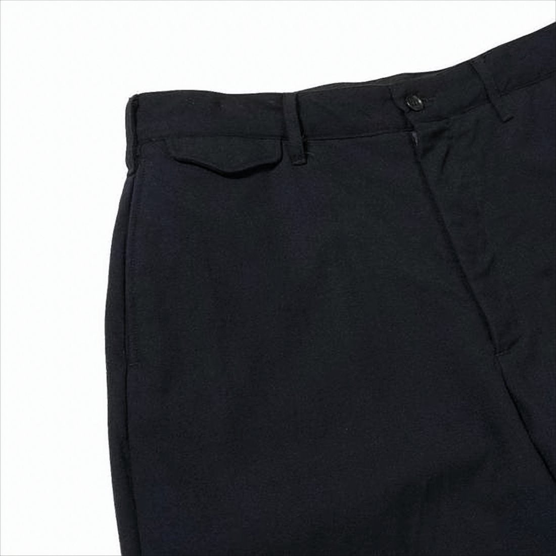 Straight-Leg Wool Pants With Flap Pockets And Tailored Design