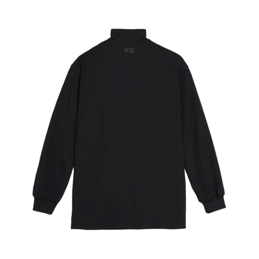 High Collar Black Nylon Jacket