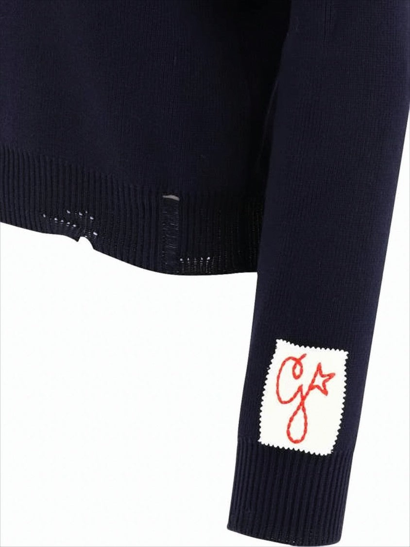 Ribbed Knit Sweater with Cropped Fit