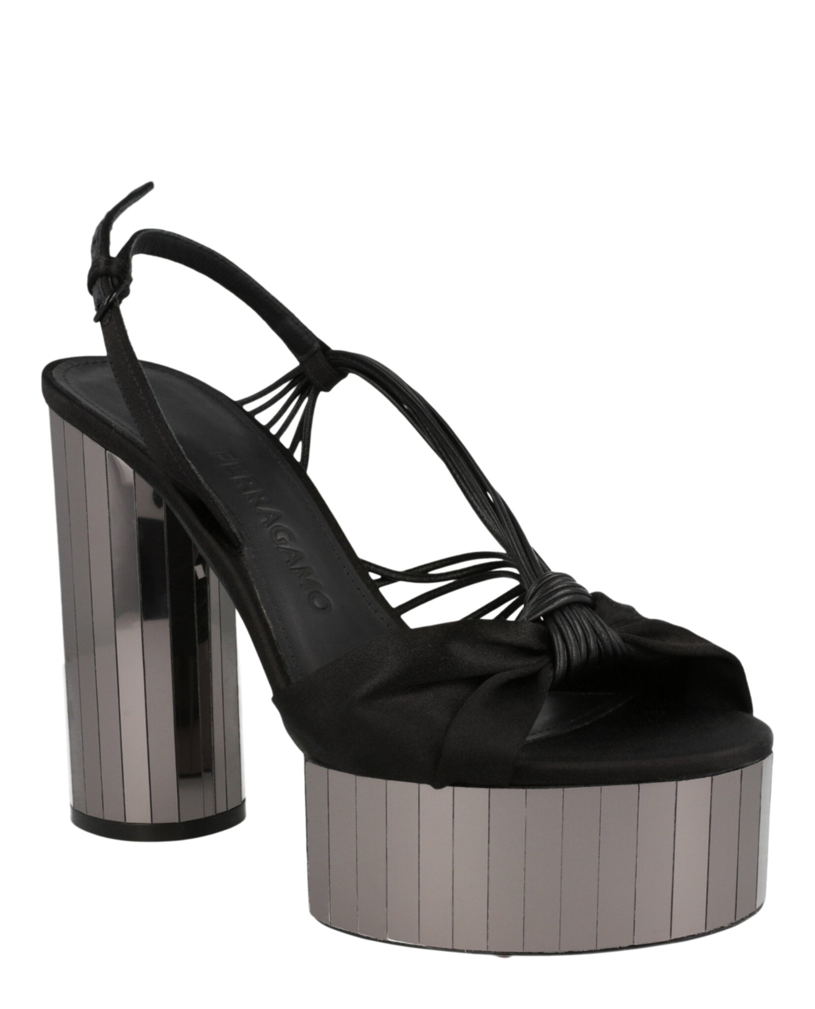 Sabrina Mirrored Platform Heels