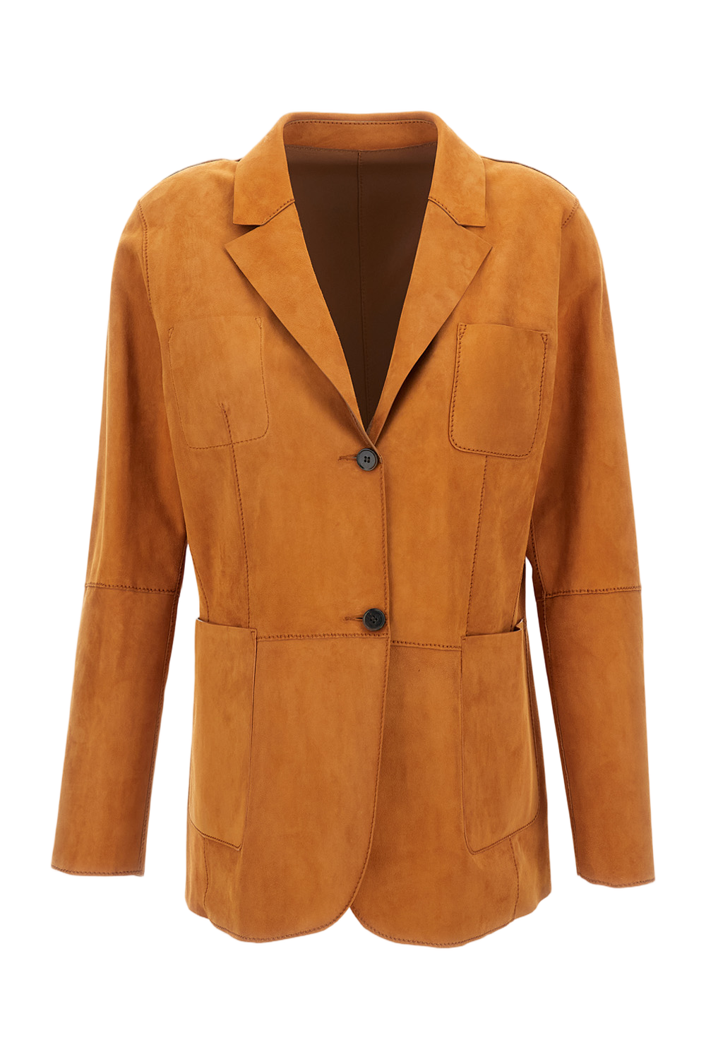 Classic Brown Jacket with Structured Silhouette