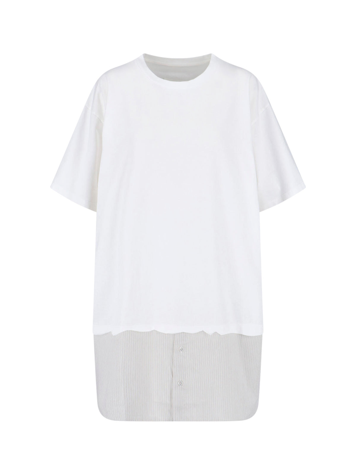 Flowing Minimalist White Dress