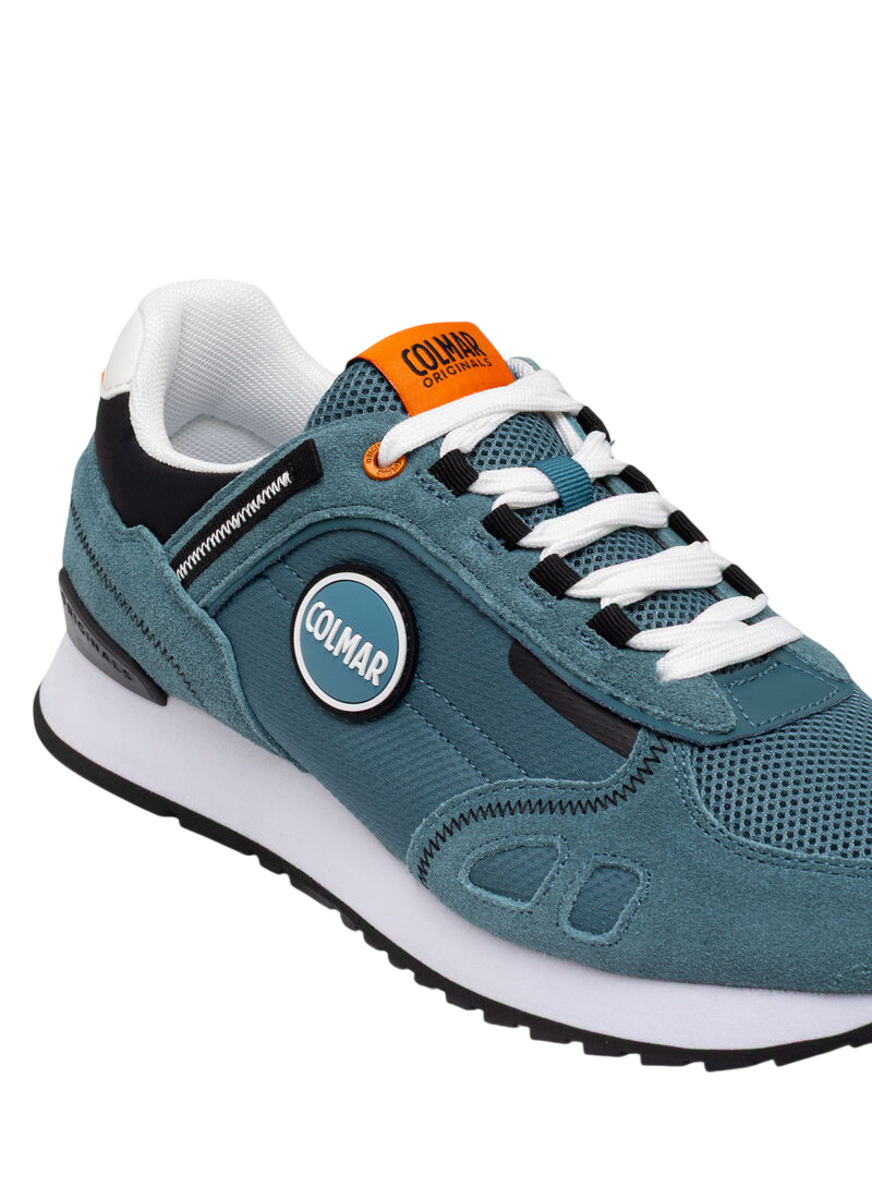 Regular Fit Sneakers with Textured Nylon Upper