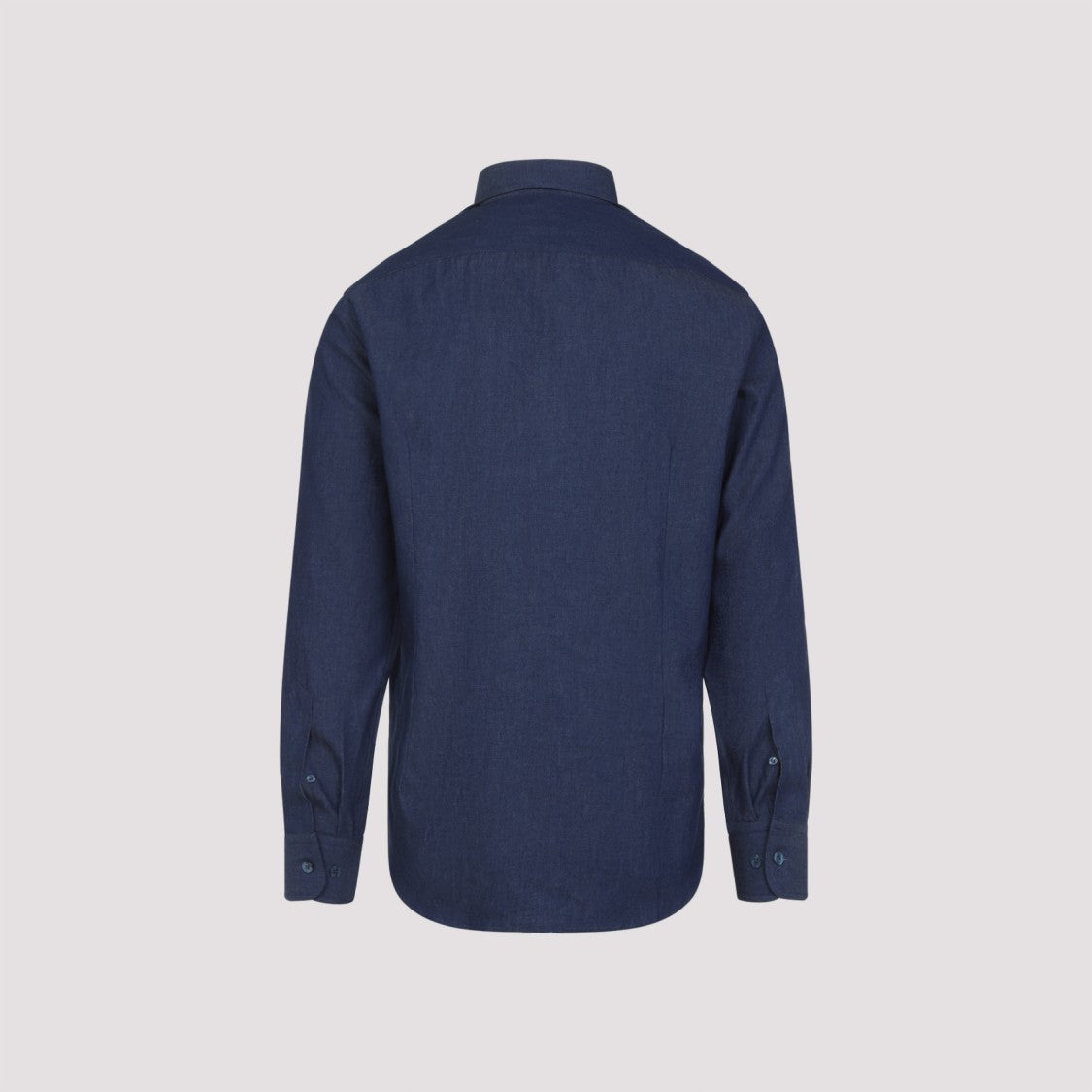 Tailored Blue Cotton Shirt