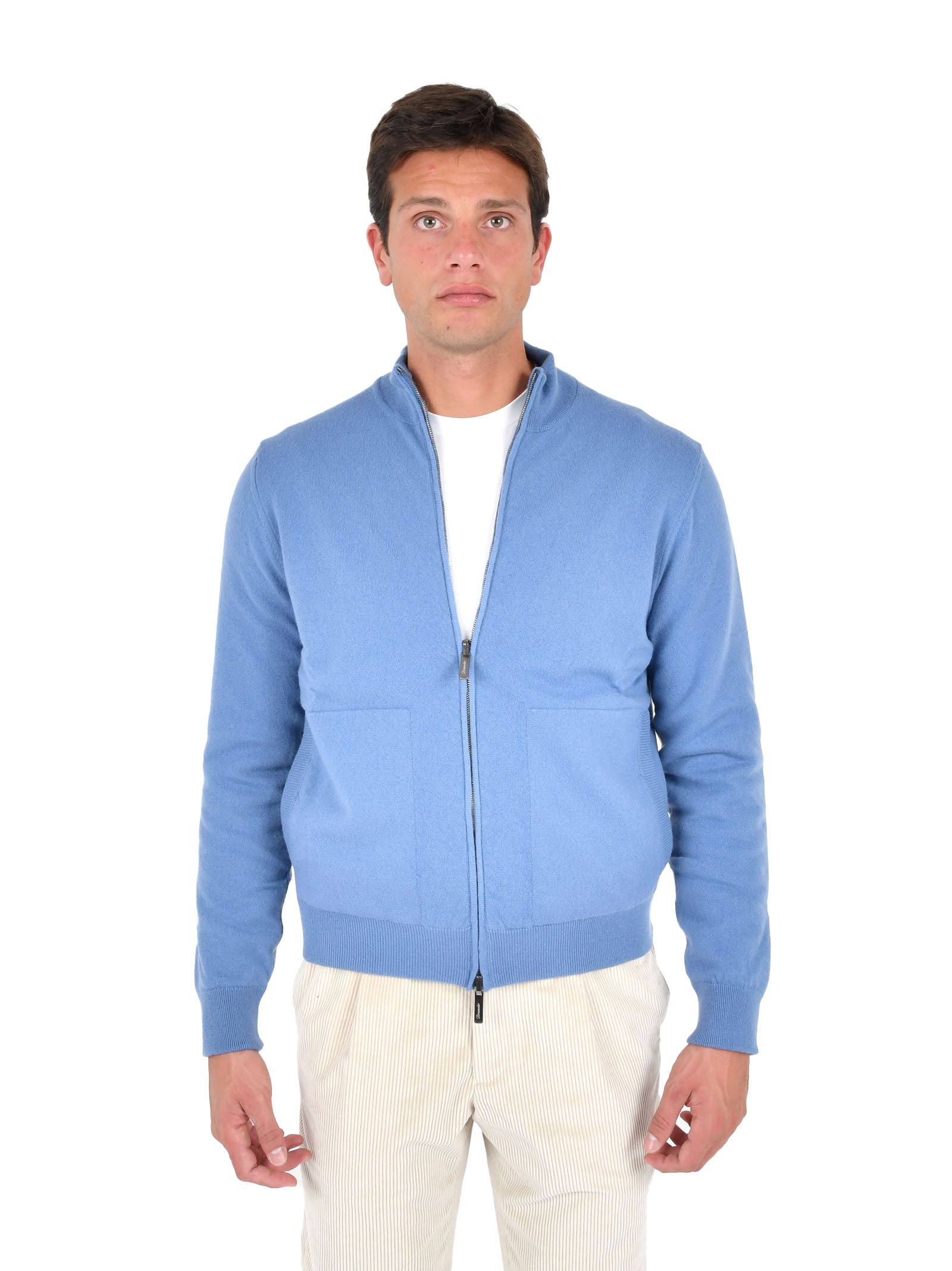 Reversible Cashmere Jacket with Unique Pattern