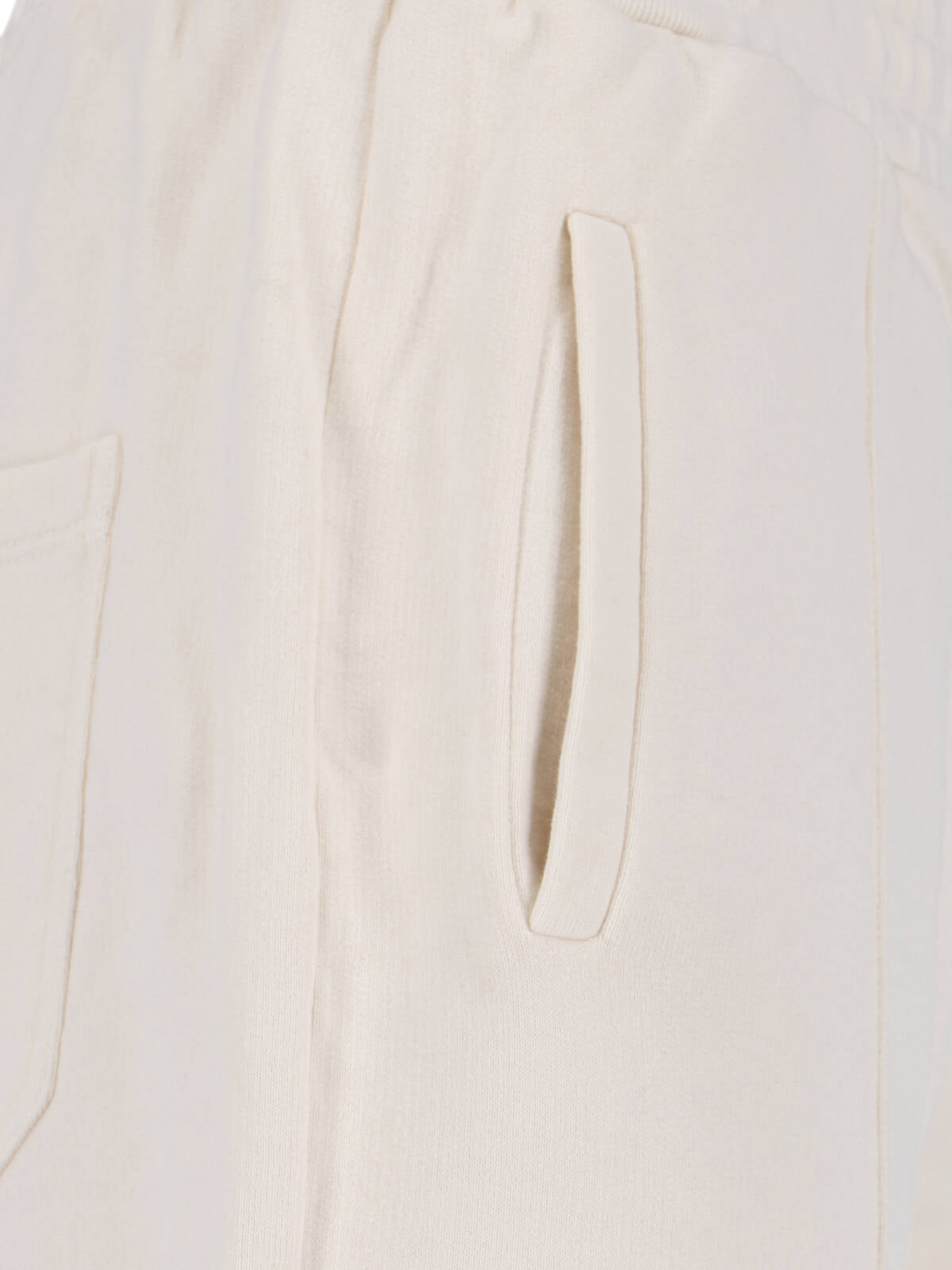 Wide-Leg Cotton Sports Pants